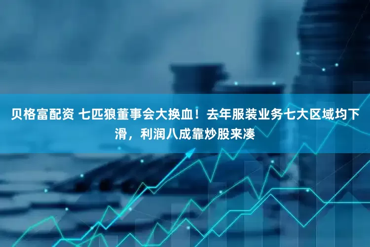 贝格富配资 七匹狼董事会大换血！去年服装业务七大区域均下滑，利润八成靠炒股来凑