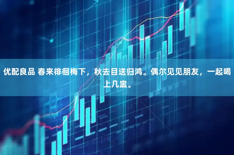 优配良品 春来徘徊梅下，秋去目送归鸿。偶尔见见朋友，一起喝上几盅。